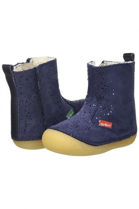 Botine Kickers pentru fete Socool Cho, Bleumarin, 18 EU [2]