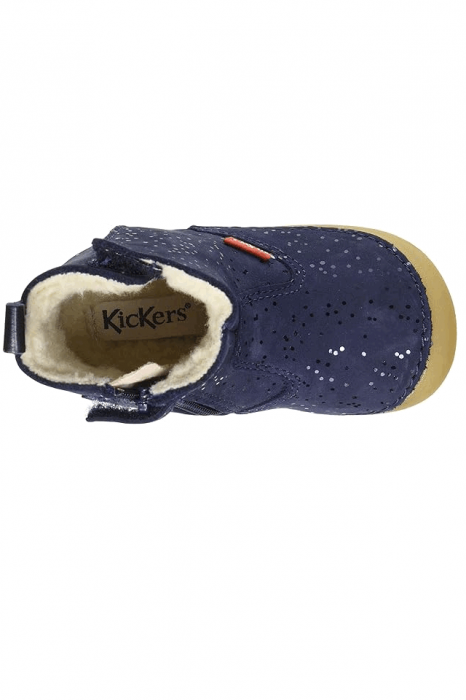 Botine Kickers pentru fete Socool Cho, Bleumarin, 18 EU [3]