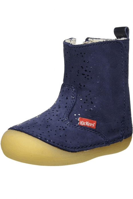 Botine Kickers pentru fete Socool Cho, Bleumarin, 18 EU [6]
