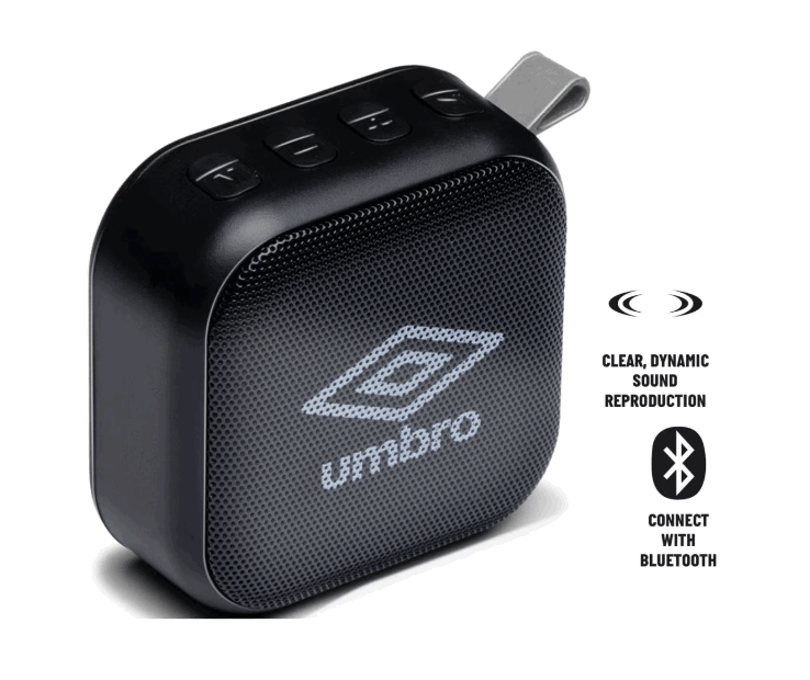 Boxă Portabilă Mini Umbro, Bluetooth, Cu Radio FM și Agățătoare, 3W, Baterie 400mAh [3]