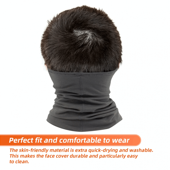 Cagula Balaclava pentru activitati in aer liber - Protectie si confort maxim pentru motociclete, ATV si schi, material textil rezistent si confortabil pentru purtare indelungata, culoare grei, M-L [3]