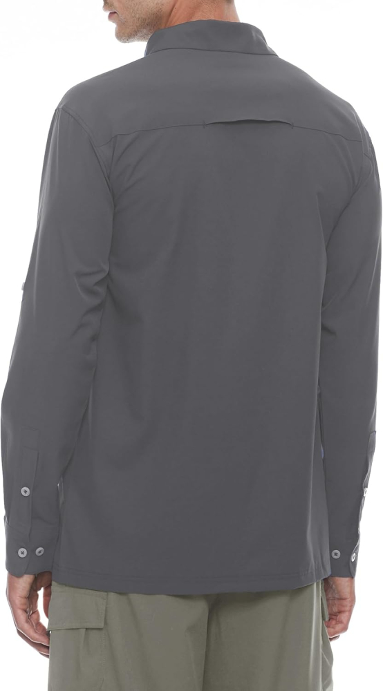 Camasa barbati hiking Quick Dry UPF50 cu maneca lunga si zone breathable pentru outdoor [2]