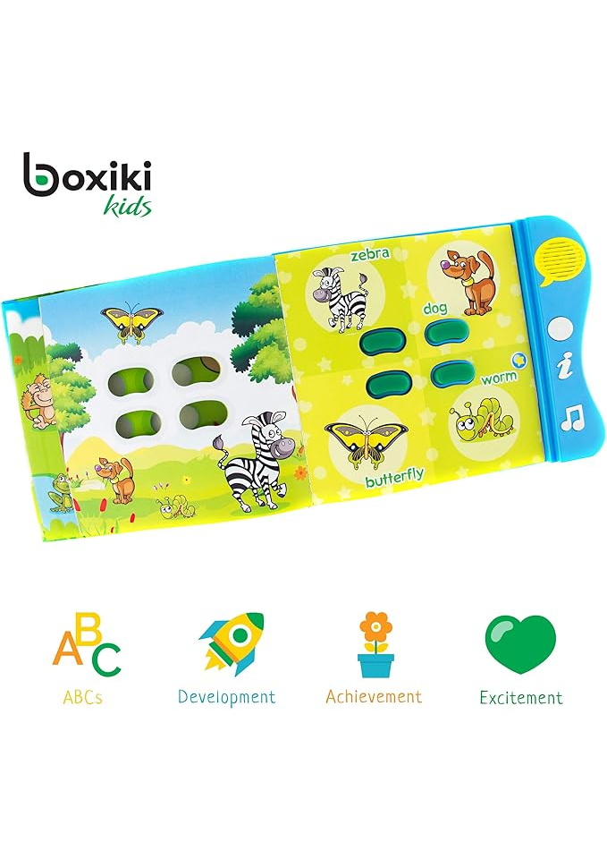 Cărticică Interactivă cu Animale, 4 activitati de invatare, Boxiki - YHDV [3]
