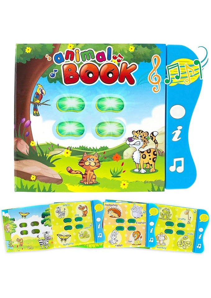 Cărticică Interactivă cu Animale, 4 activitati de invatare, Boxiki - YHDV [2]