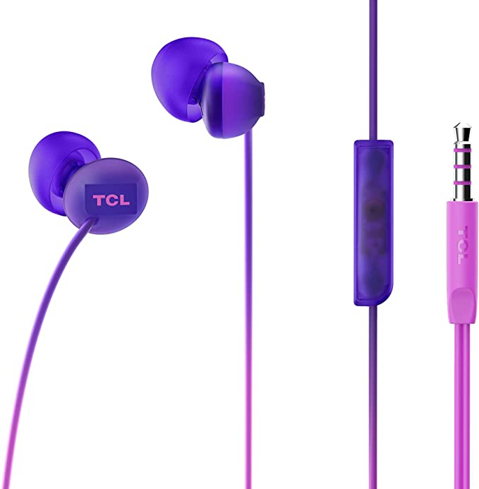 Casti intraauriculare TCL SOCL300 cu microfon, culoare Sunrise Purple [3]