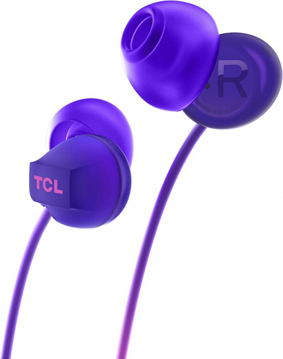 Casti intraauriculare TCL SOCL300 cu microfon, culoare Sunrise Purple [6]