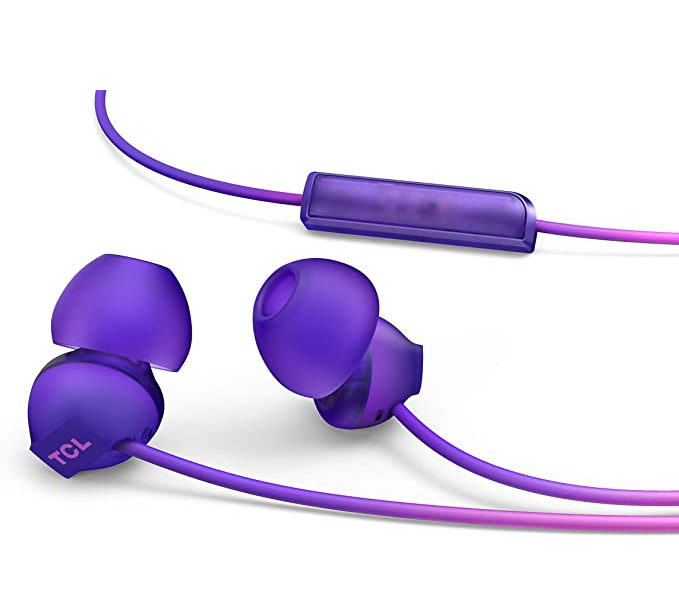 Casti intraauriculare TCL SOCL300 cu microfon, culoare Sunrise Purple [4]