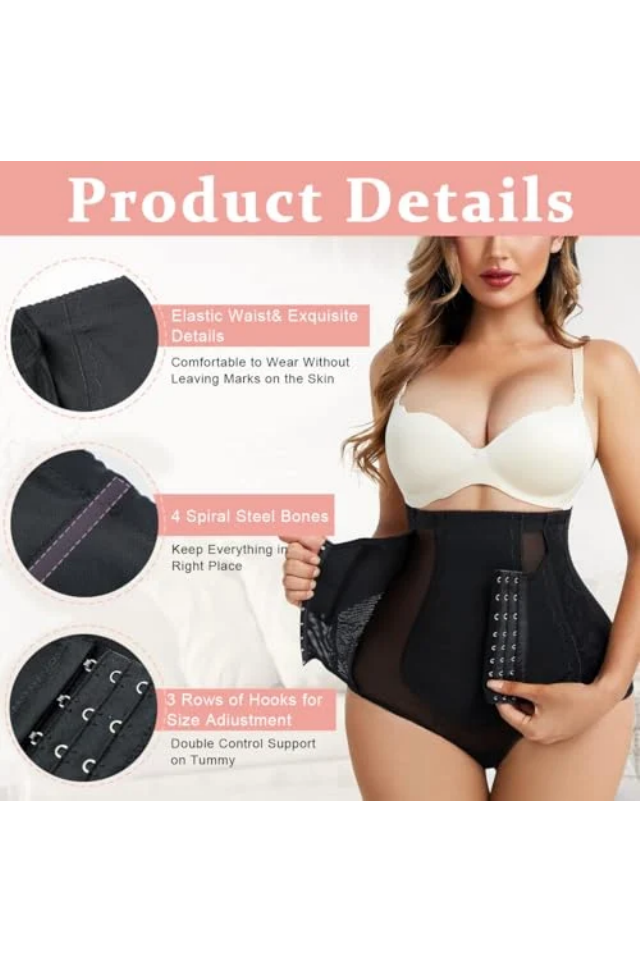Chiloți Modelatori pentru Femei, culoare negru, marime 3XL, Gotoly [5]