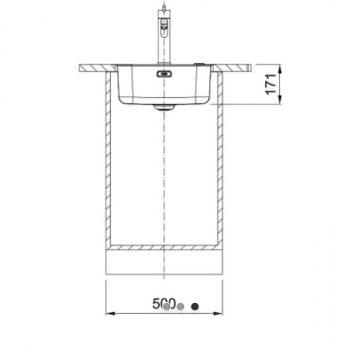 Chiuveta bucatarie Franke SVX 210.40 3,5, otel inoxidabil, 44x44x17 cm, include ventil scurgere si preaplin [3]