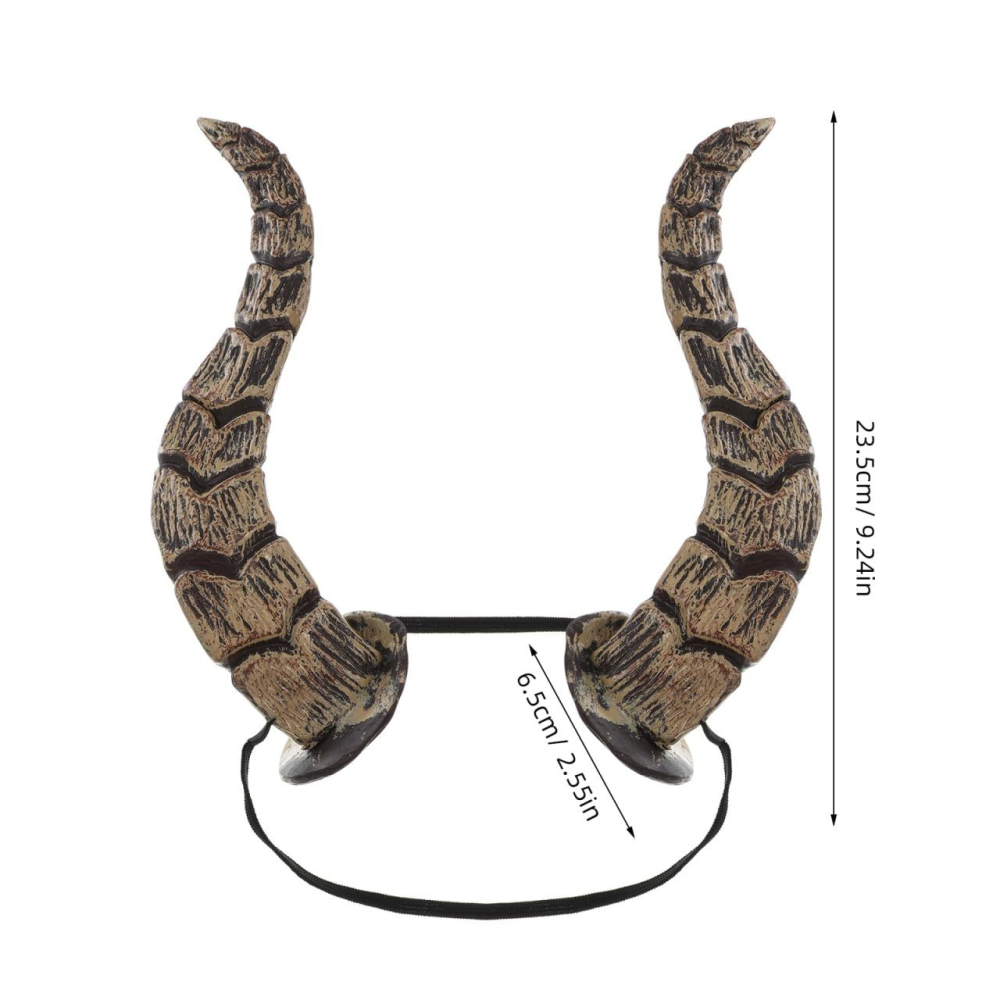 Bentita coarne antilopa 23 cm accesoriu cosplay halloween fantasy animal [2]