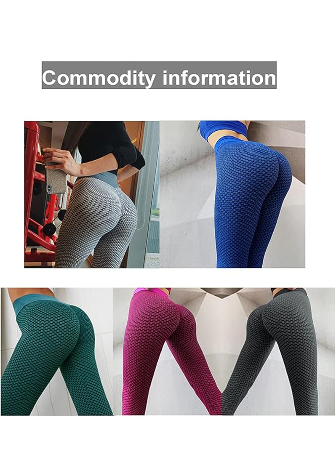 Colanți Sport Dama - Talia Înaltă, Model Push-Up, Compresivi [4]