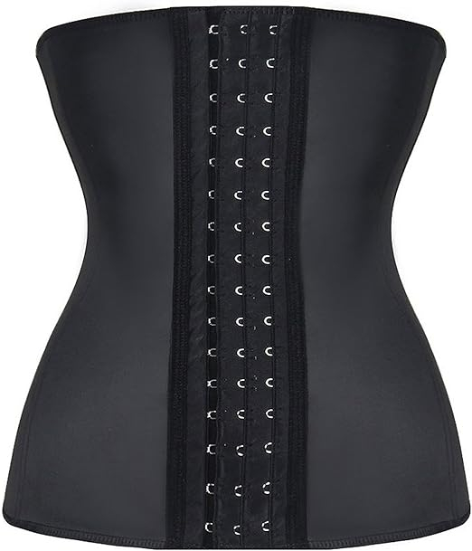 Corset Modelator ANGOOL TWINS FLAME, Waist Trainer din Latex pentru Talie Subțire, Negru, Mărimea 4XL, 91-97 cm [4]