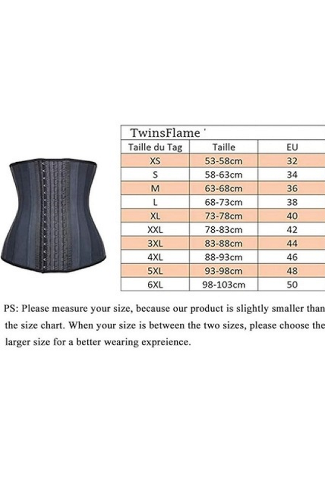 Corset Modelator ANGOOL TWINS FLAME, Waist Trainer pentru Talie Subțire, Negru [6]