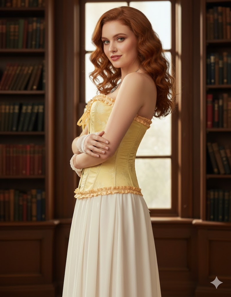 corset-dama-overbust-galben-siret-bustiera-modelatoare [11]