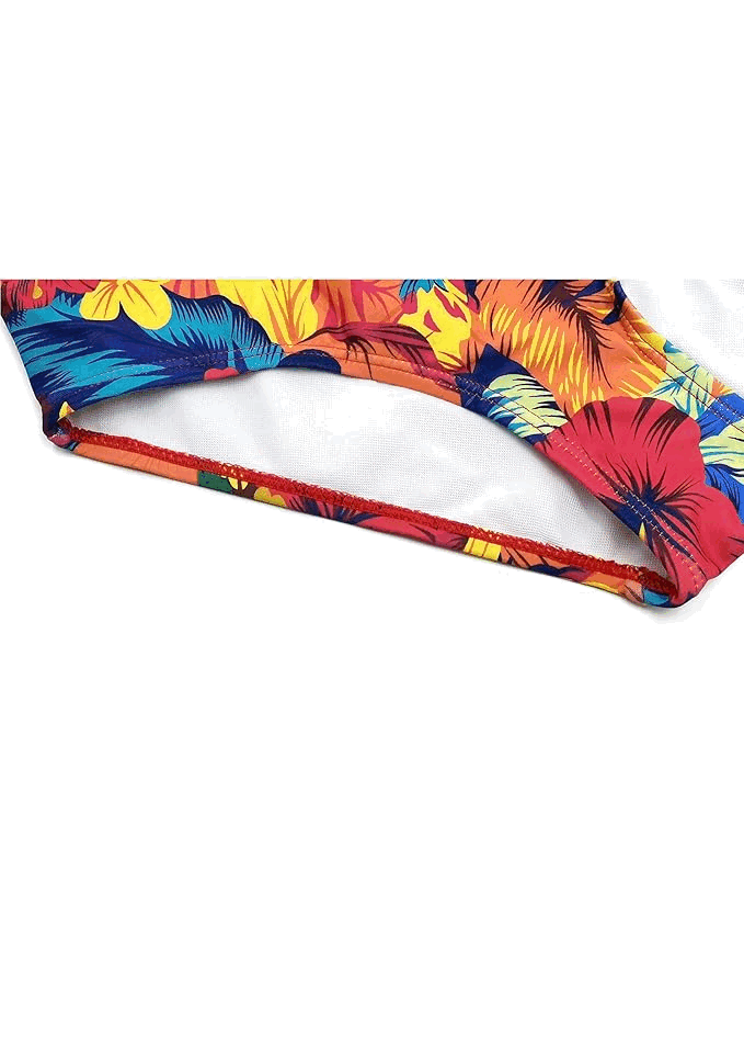 Costum de baie din două piese pentru fete, SHEKINI, imprimeu floral, marime 10-12 ani, XNMN [6]