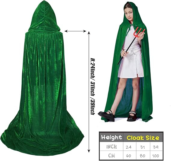 Costum de dracusor pentru Halloween, ZUCOS, verde, marime 100 cm [7]