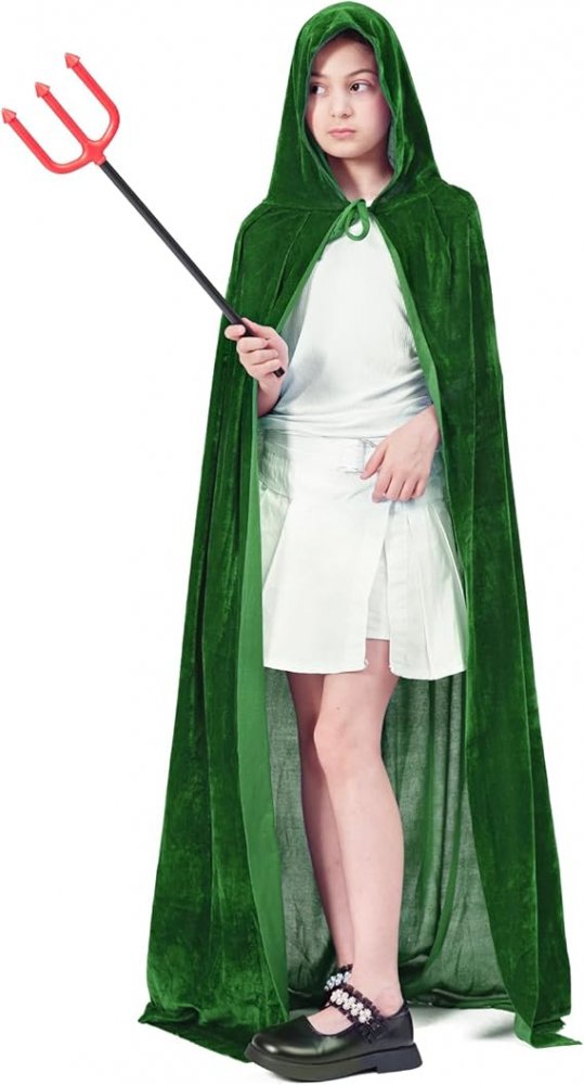 Costum de dracusor pentru Halloween, ZUCOS, verde, marime 100 cm [3]