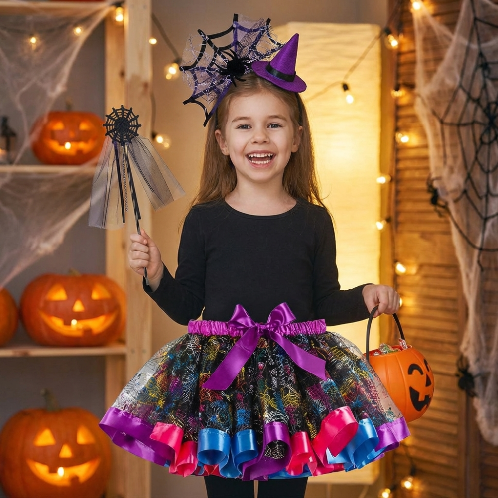 costum-halloween-fete-fusta-tutu-paianjen-set-3-piese [5]