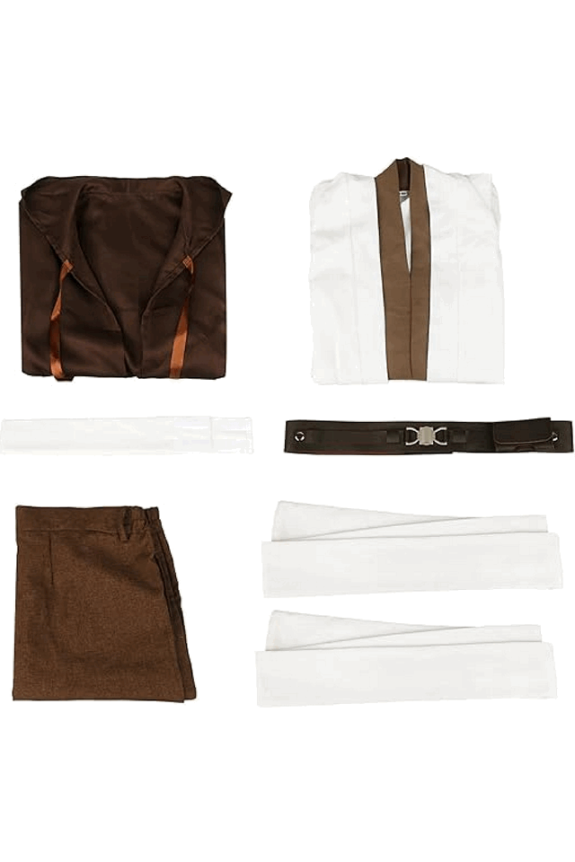 Costum Jedi pentru copii, Nuwind, maro/alb [5]