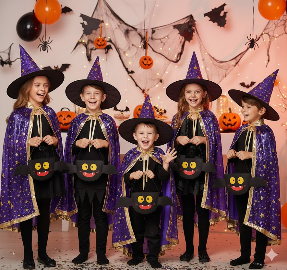 costum vrajitor copii costum magician copii costum halloween copii costum vrajitor albastru costum cosplay copii mantie vrajitor copii costum carnaval copii costum fantasy copii costum halloween cu palarie [9]