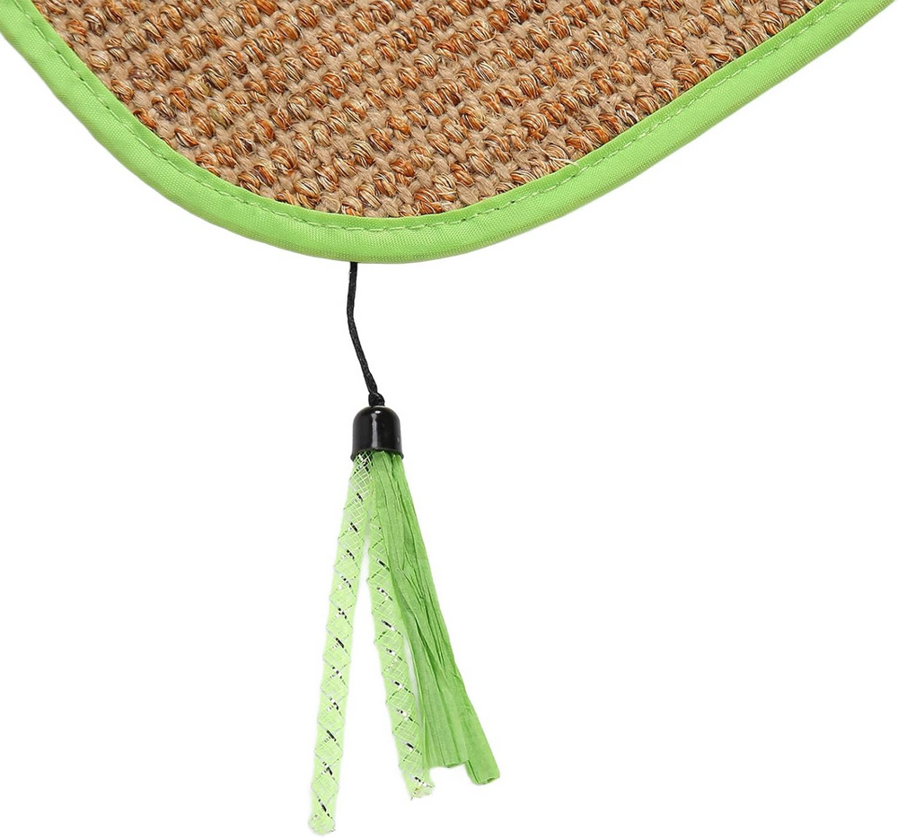 Covoras de joaca si zgariat pentru pisici, cu efect crinkle, design antiderapant, 45 x 45 cm [6]
