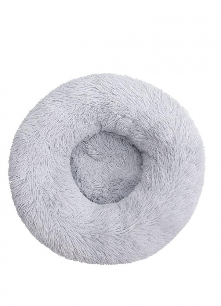 Culcus pentru animale de companie, Pentru caini si pisici, Diametru 50 cm, Gri [1]