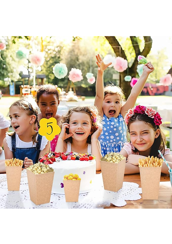 Cutii de popcorn din carton marime S (9 x 6.2 x 13.5) - GMRL [5]
