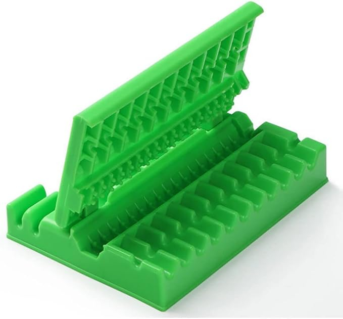 Dispozitiv Multifuncțional de Frigărui, Accesoriu de Bucătărie Verde pentru Carne, Legume și Fructe, ABS Alimentar, 3 în 1, 17.5 cm [2]