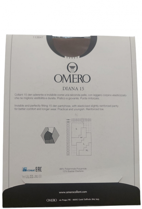 Dres dama, elegant, elastic, subtire 15 DEN, Omero, Cappuccino [2]