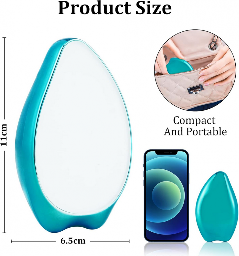 Epilator cu crystale pentru Îndepărtarea Părului, Exfoliere Fără Durere cu Tehnologie Nano-Crystal, Leipple, Albastru [6]