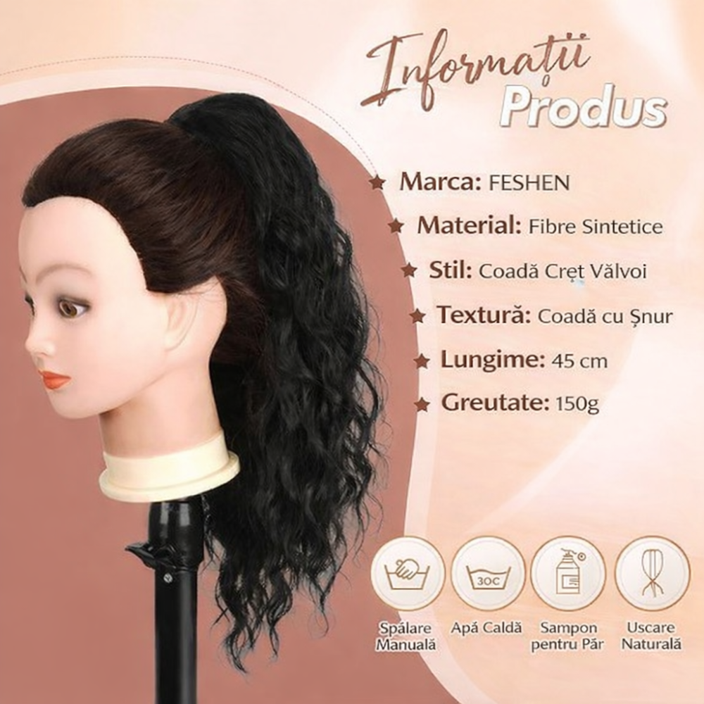 extensie-coada-de-cal-ondulata-45cm-snur-elastic-clame-pieptene [8]