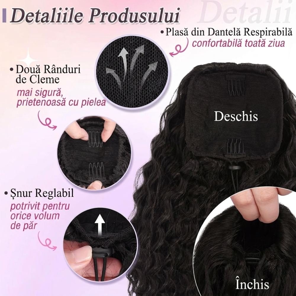 extensie-coada-ondulata-ruwiss-65cm-prindere-2-piepteni-snur-reglabil-negru [3]