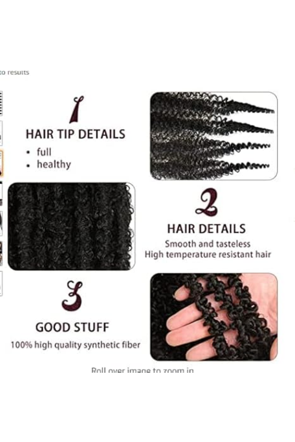 Extensii de Păr Afro Twist 92 cm – 6 Pachete Pre-separate, Culoare satena [4]