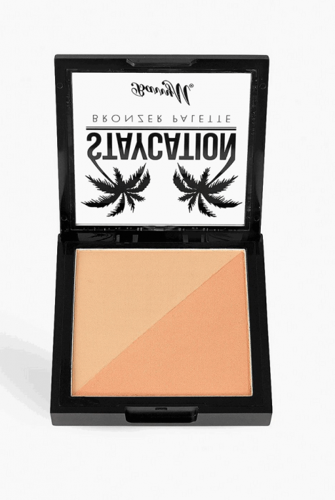 Fard de obraz in 2 tonuri, BARRY M STAYCATION BRONZER PALETTE, 11g [2]