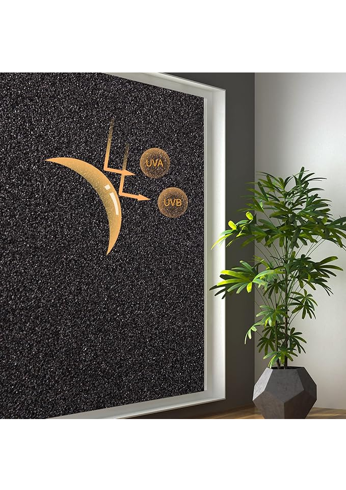 Folie pentru Ferestre, opaca, negru mat, anti-UV, 44x200cm [6]