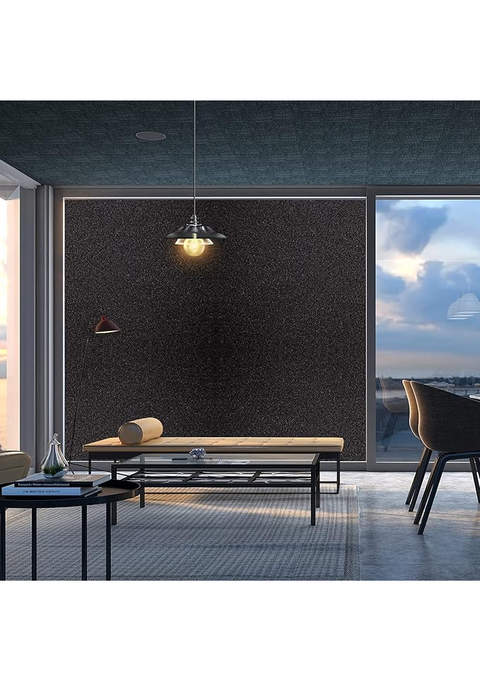 Folie pentru Ferestre, opaca, negru mat, anti-UV, 44x200cm [4]