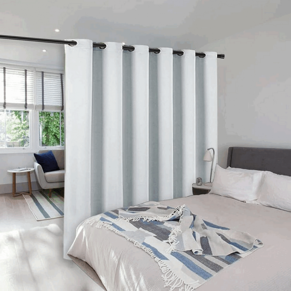Galerie simpla extensibila pana la 157 cm, metal, diametru 25 mm, negru, Inflation, YH2X [2]