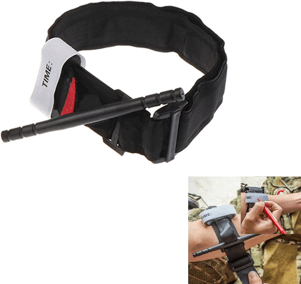 Garou Militar de Prim Ajutor, Tourniquet cu Tija Plastic Ranforsat, PBXX [2]