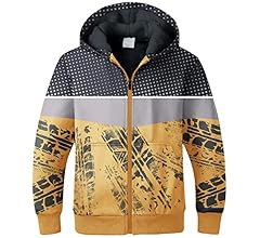 Hanorac cu fermoar pentru baieti, SwissWell, model sport cu gluga si captuseala fleece, galben [1]