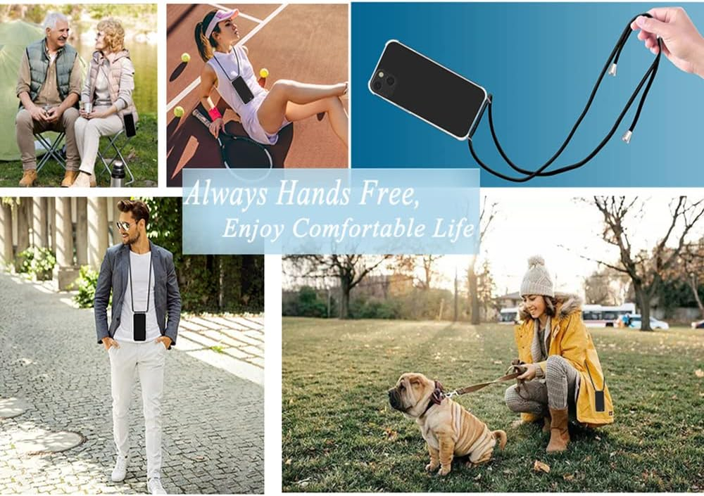 Husă CaseLover pentru Samsung Galaxy A52 5G, Transparentă, cu Șnur Reglabil, Rose Gold [5]