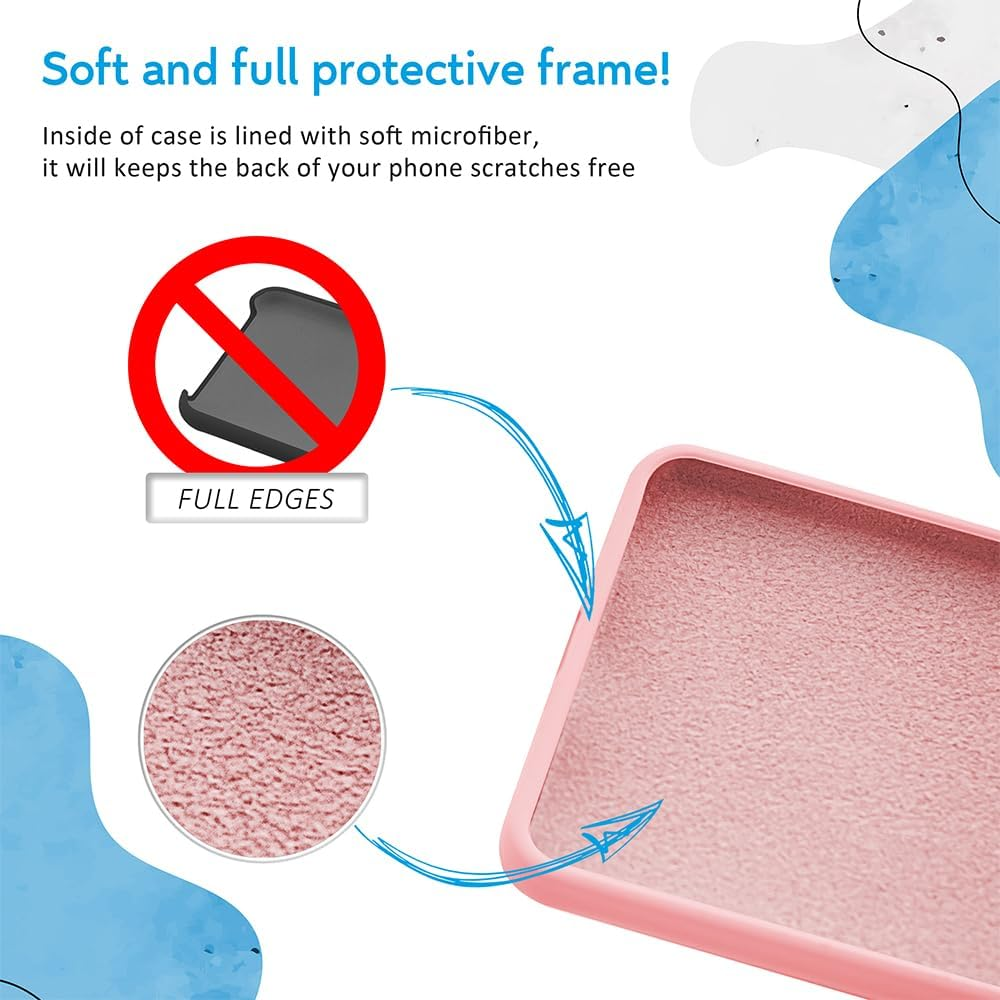 Husa Compatibila cu iPhone X / XS – TPU Semi Rigid cu Interior din Microfibra, Protectie Eleganta si Moale, Roz [3]