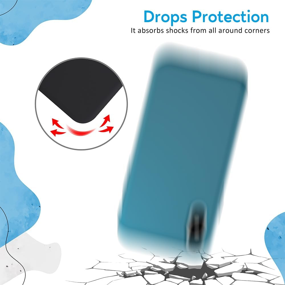 Husa Compatibila cu iPhone XR – TPU Semi Rigid cu Interior din Microfibra, Protectie Eleganta si Confortabila, Albastra [6]