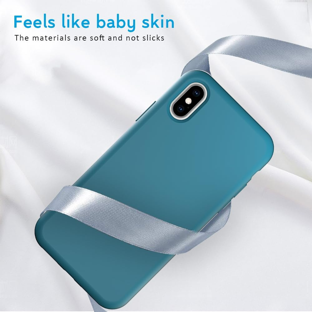 Husa Compatibila cu iPhone XR – TPU Semi Rigid cu Interior din Microfibra, Protectie Eleganta si Confortabila, Albastra [5]