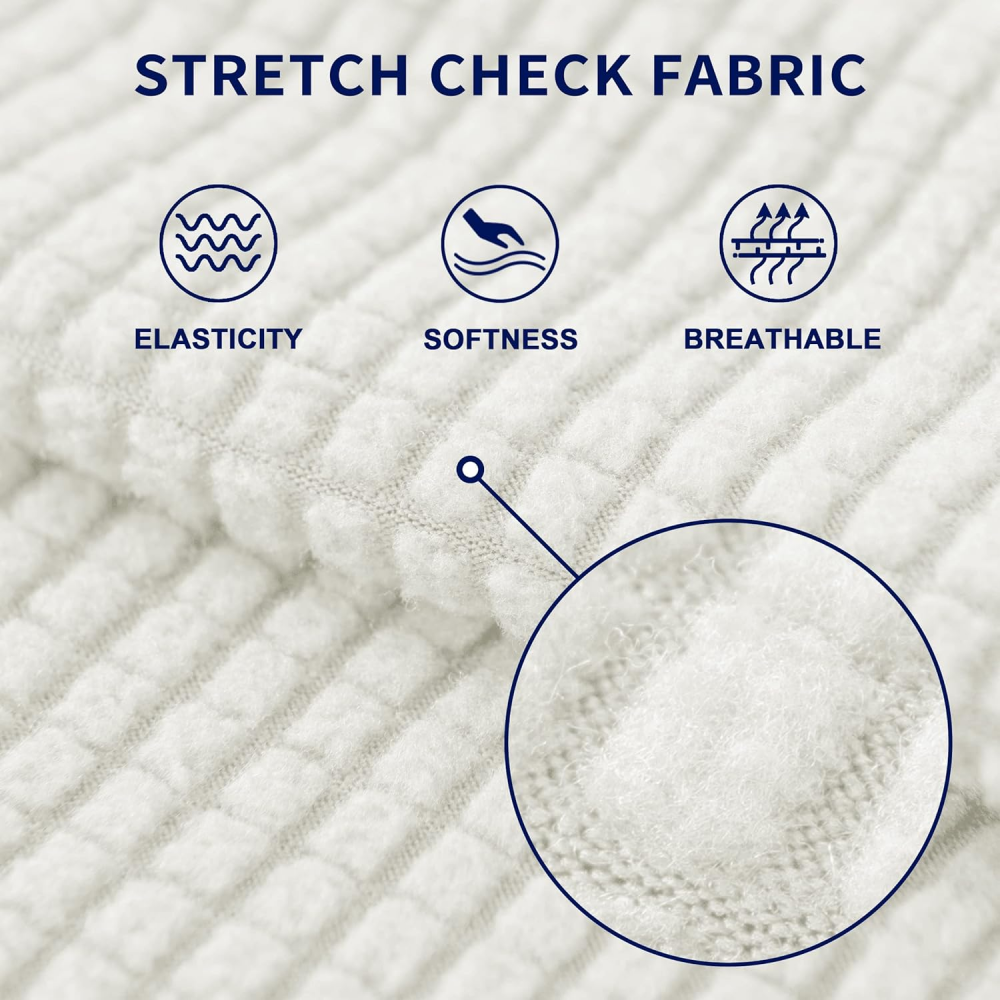 Husa elastica Subrtex pentru fotoliu, 1 locuri, Spandex, Lavabila la masina, Model reliefat [3]