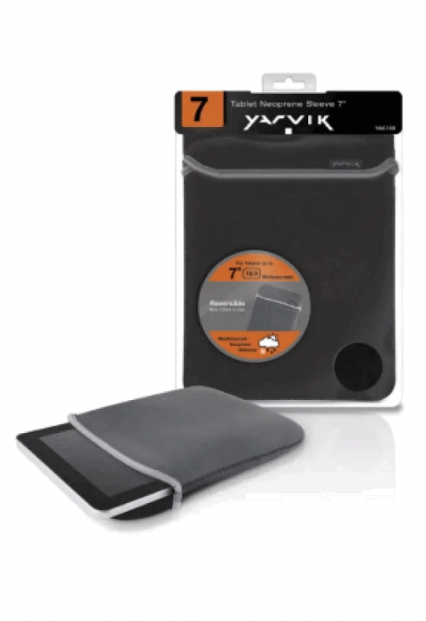 Husa neopren pentru tablete 7” Negru/Gri, Yarvik [5]