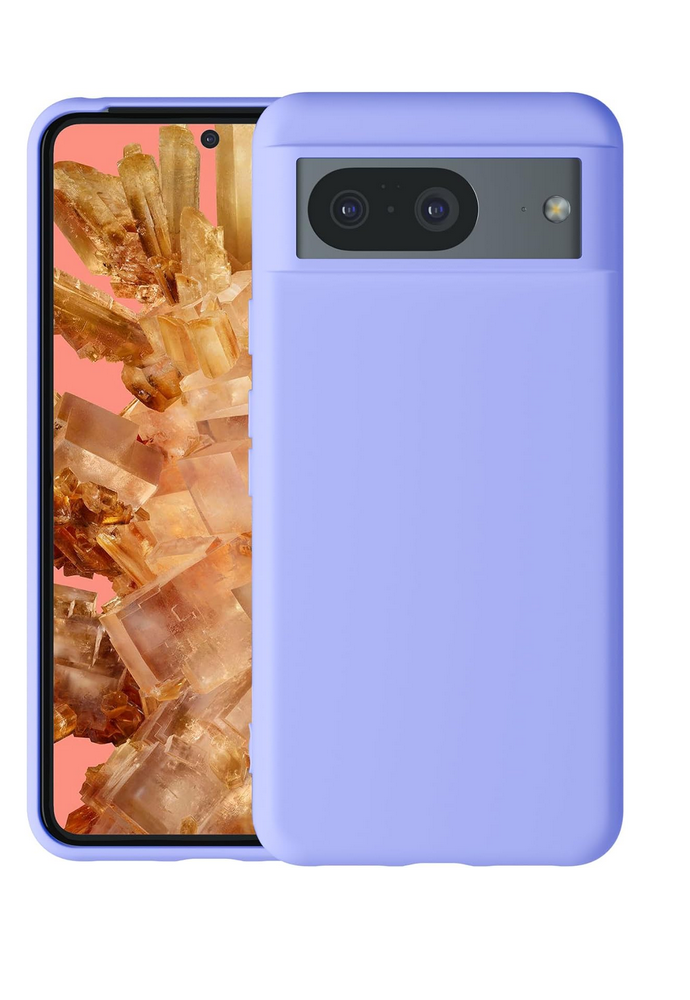 Husa pentru Google Pixel 8 2023, Silicon Lichid, Antisoc, Captuseala din Microfibra, Compatibila Wireless Charging,  Foluu, Mov [1]