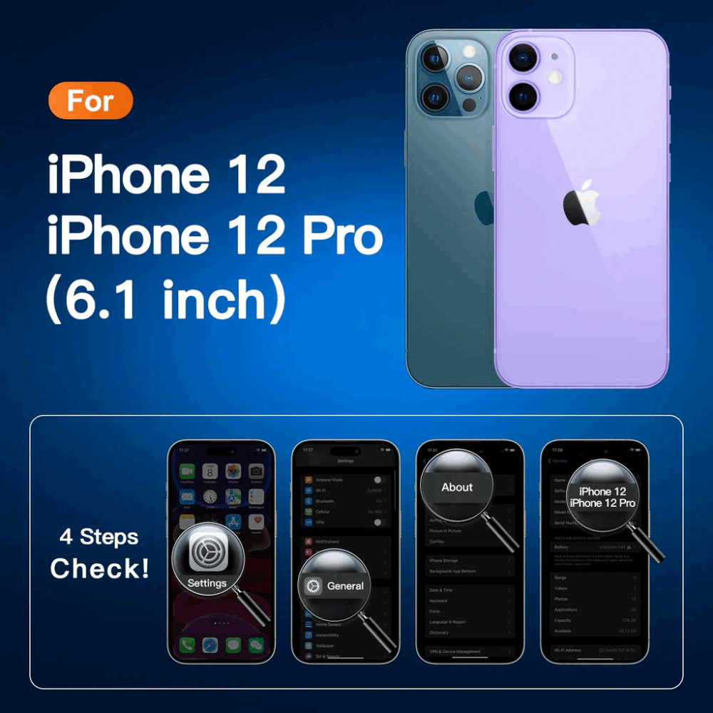 Husă pentru iPhone 12/12 Pro 6.1 inch, protecție anti-șoc, anti-ingălbenire, CANSHN, transparentă [5]