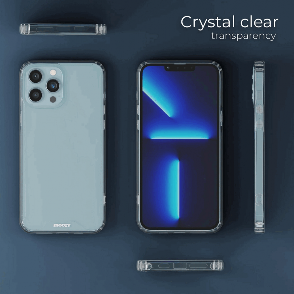 Husa pentru iPhone 13 Pro Max, TPU, Transparent, Moozy, JUD785 [5]