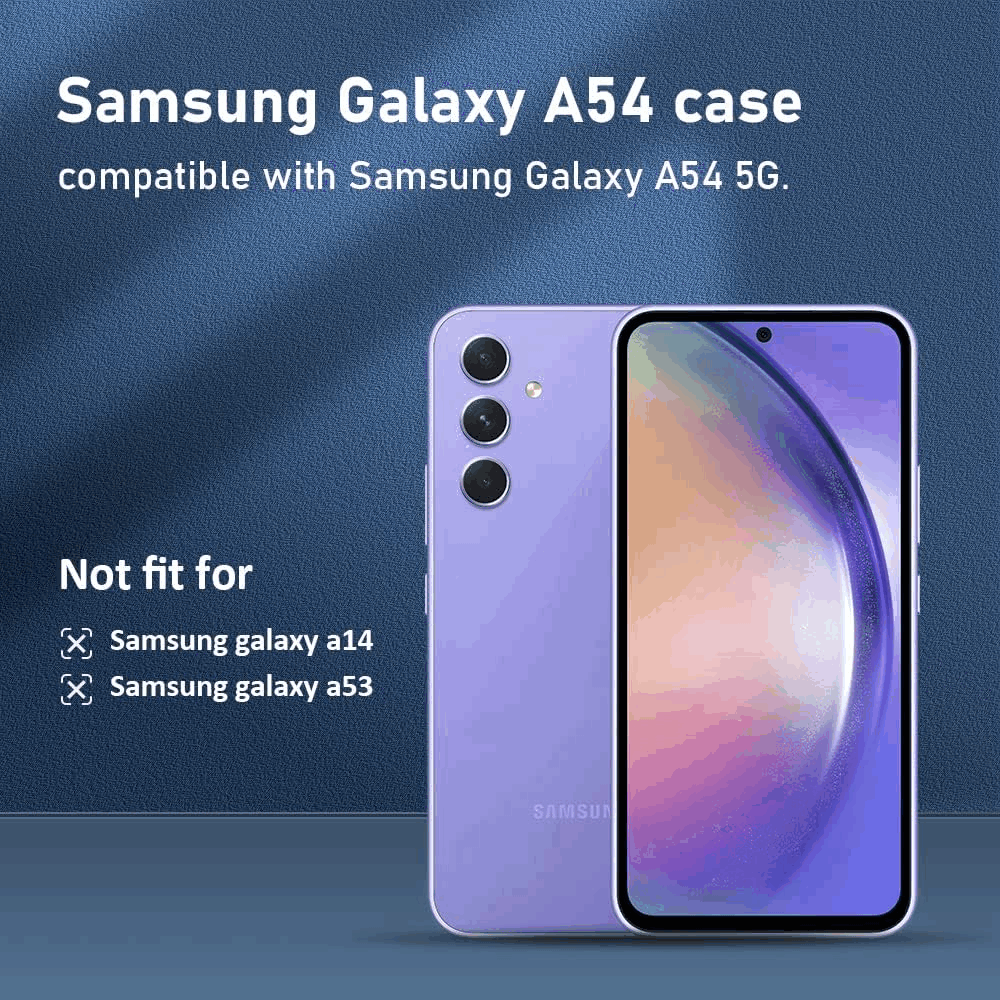 Husa pentru Samsung A54 Ultra, Transparentă, Anti-ingalbenire, PC Dur si TPU Flexibil, QPOX3 [2]
