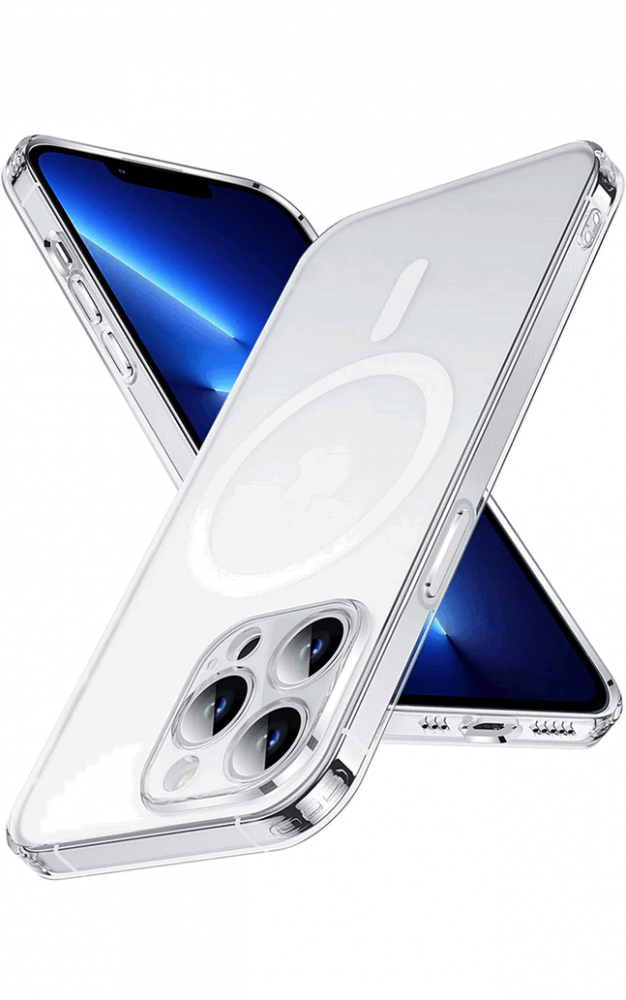 Husa pentru telefon iPhone 13 PRO 6.1 inch, Transparent Mat, Anti-Amprente, Anti-Gălbenire, Anti-Șoc, TPU Translucid, DASFOND, R0XO7 [6]